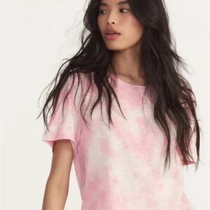 LoveShackFancy Soft Pink Short Sleeve Tee
